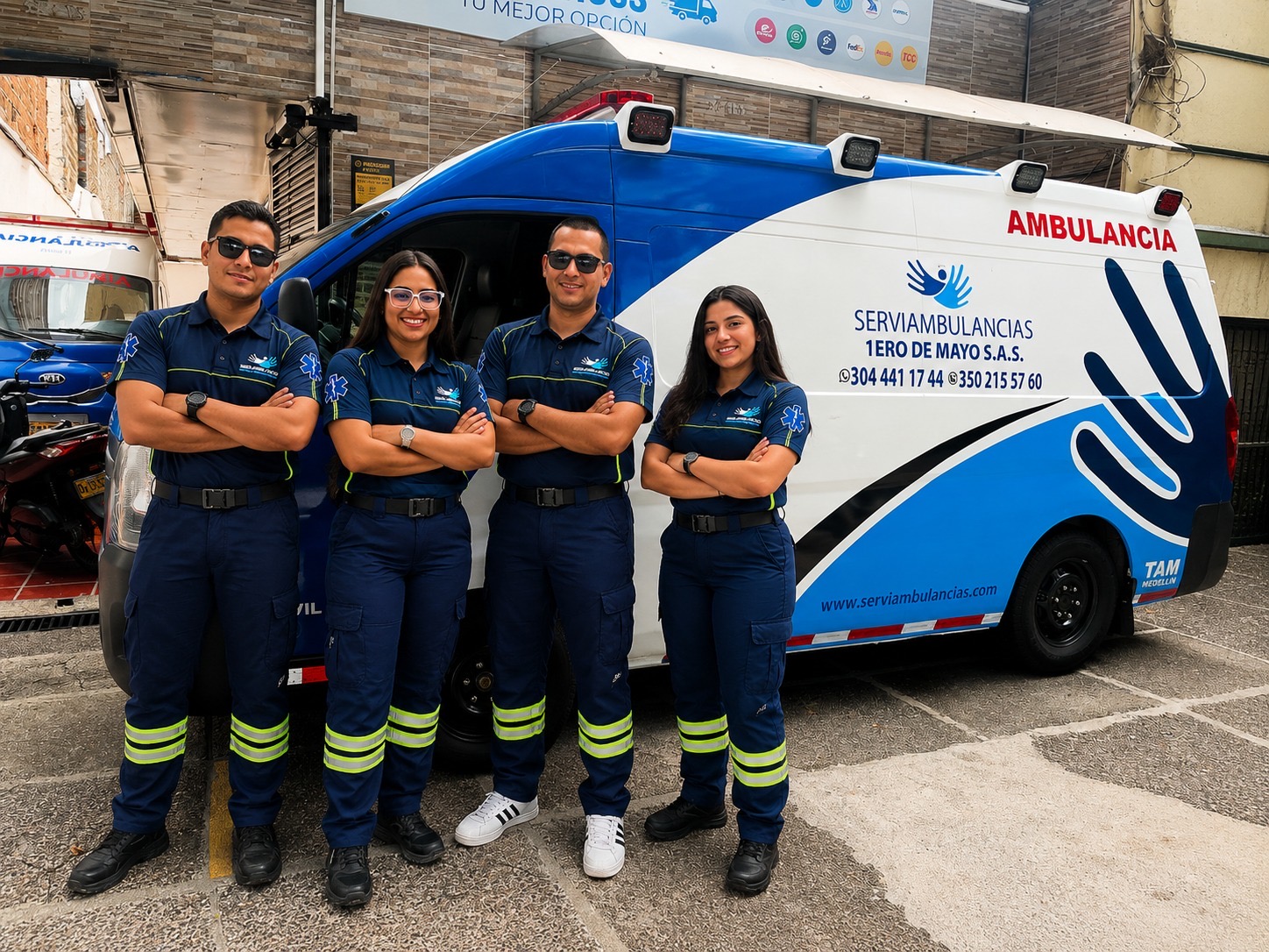 Equipo de Serviambulancias 1ero de Mayo S.A.S.